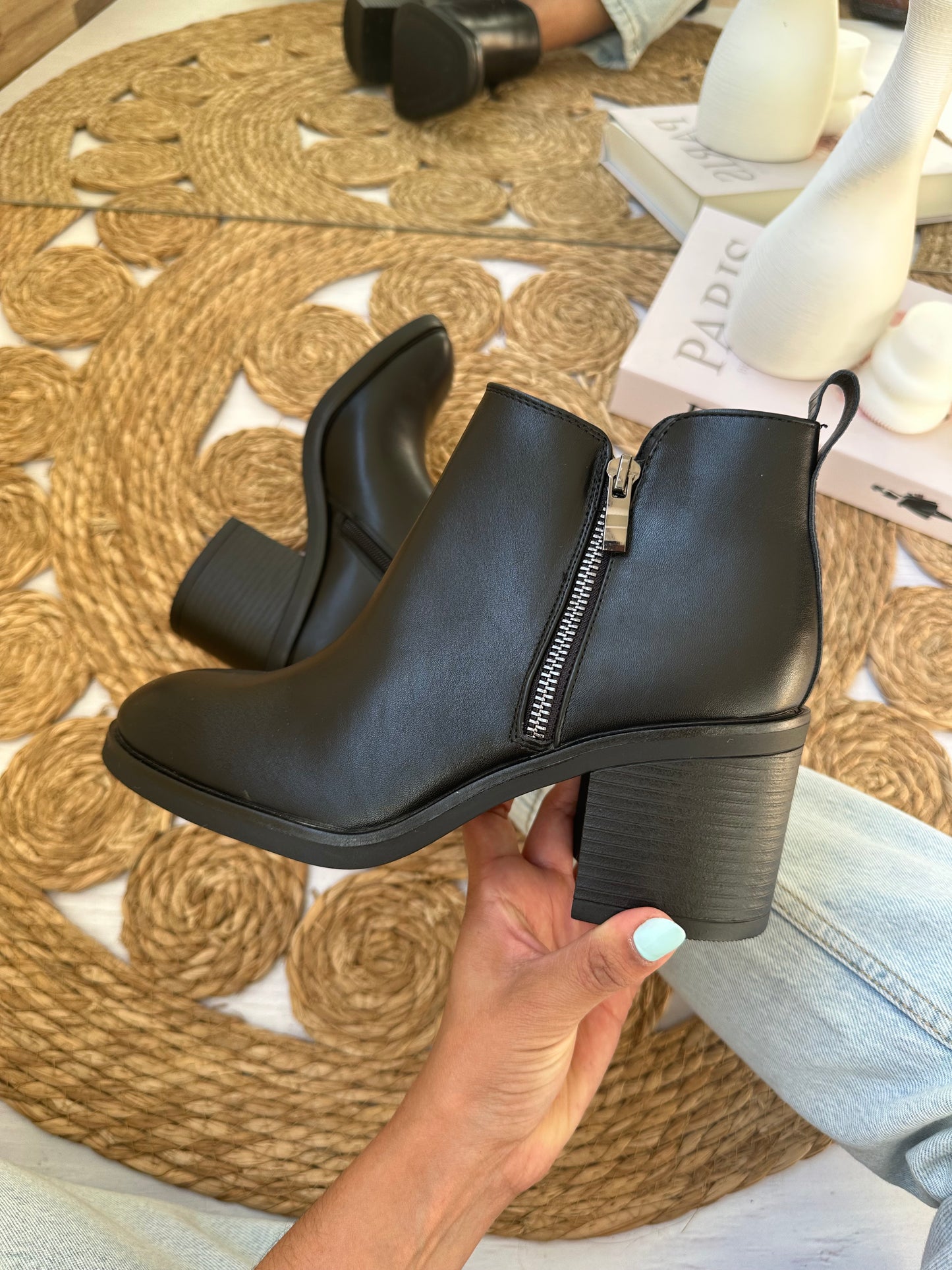 Botines Fatima Negro